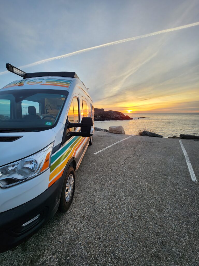 Glamp Mobile GM2 campervan ready for an Upper Valley road trip from Plainfield, New Hampshire